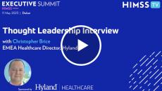 Chris Brice, EMEA healthcare director at Hyland.