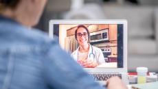 Telehealth consult between doctor and patient